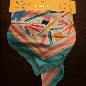 Piper K Colorful Patterned Scarf